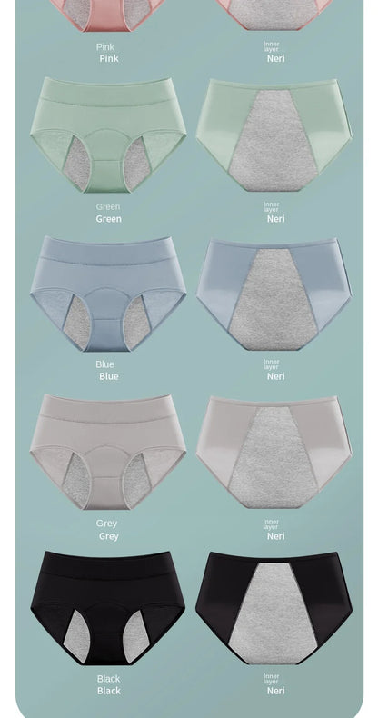 Panties for Menstruation Cotton Menstrual Panties High Waist Period Underwear Culotte Menstruelle Leak Proof Bragas Menstruales