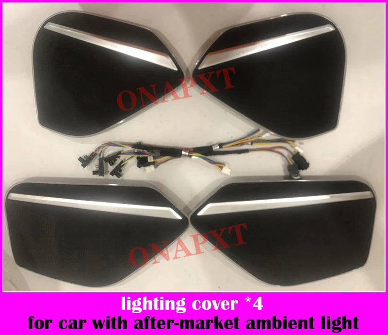LED For Audi A4 S4 A5 S5 B9 2016-2023 Center Console Dashboard Ambient Light Strip Decorative Cover Lift Tweeter Speaker Lamp