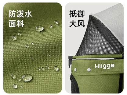 Foldable Pet Stroller Smooth Shockproof Stable Breathable Washable Outdoor Travel Cart for Dogs Cats