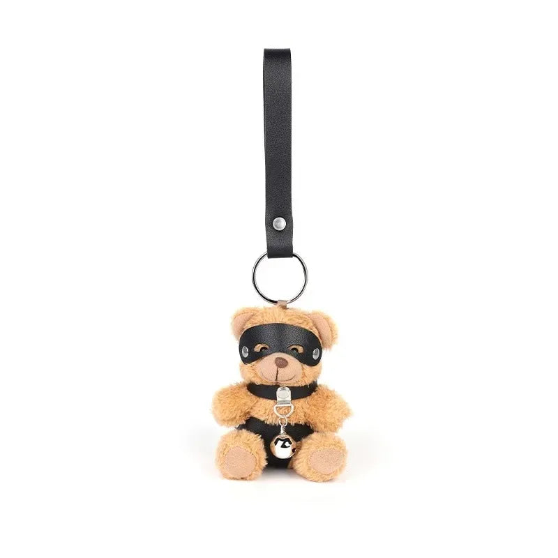 RTET Valentines Gifts for Her or Him BDSM Lover Bear for Submissive Dominant Gift Kinky Fetish Plush Bear Bondage Gifts