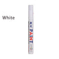 Car Paint Scratches Repair Brush Pen Waterproof Water Paint Marker Pen Car Tire Tread Care Automotive Black White Red Silver