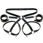 Women Sexy PU Leather Harness Sexy Lingerie BDSM Sexual Outfit Garter Belt Fetish Erotic Gothic Sex Costume Babydoll Underwear