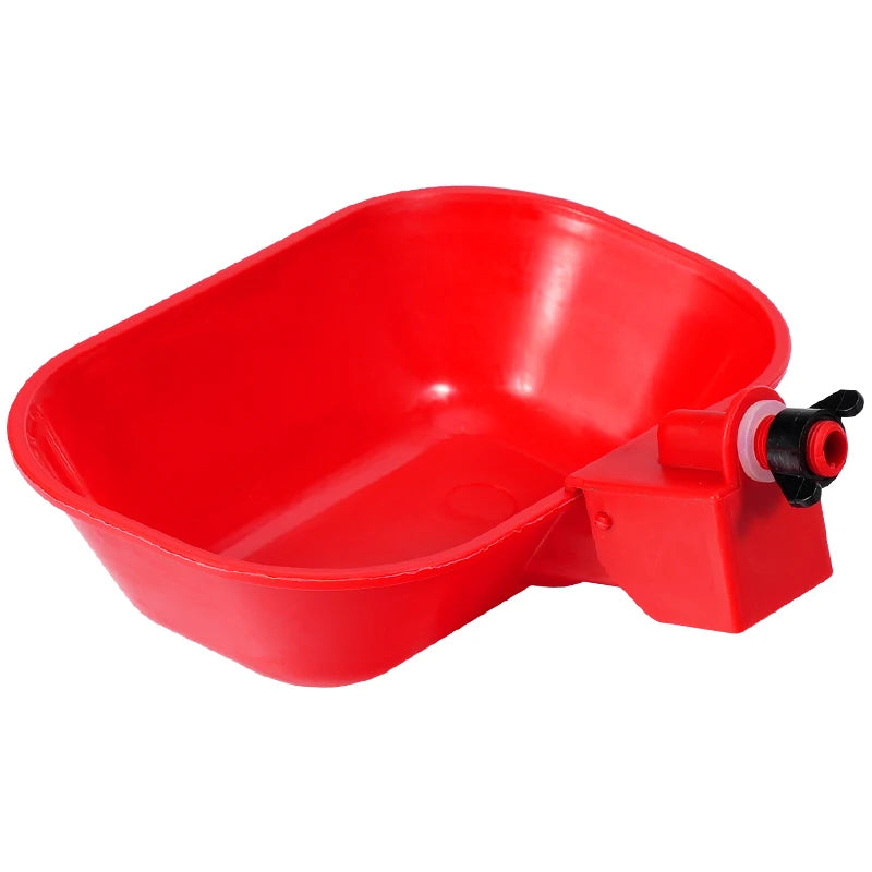 Poultry Water Bowl Pet Drinking Water Dispenser Square Enlarged Chicken Duck Goose Automatic Drinking 3/6/10Pcs Feeding Tools