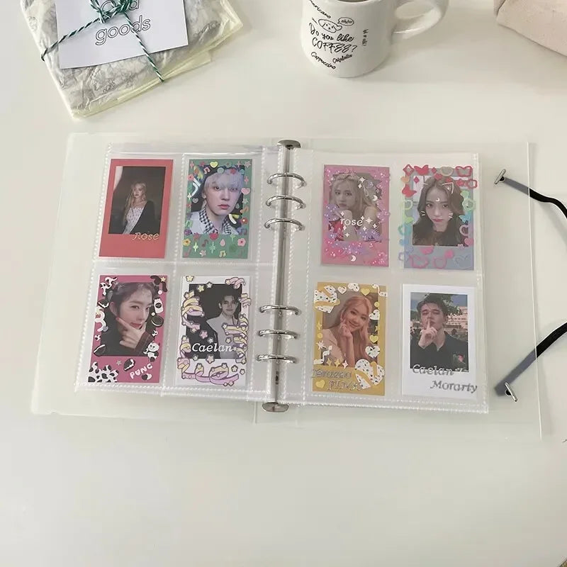 10pcs A5 Kpop Loose-leaf Collect Book Photo Cards Album Inlay Idol Card Collect Book Inner Page Stationery Birthday Gift포토카드 바인더