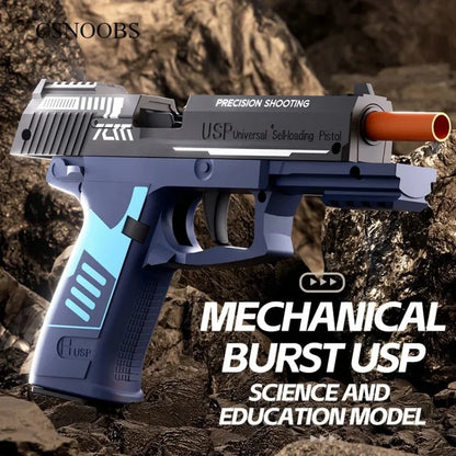 SIG17 Throwing Shell Soft Bullet Toy Gun with Blowback Outdoor Sports CS Game Pistol Launcher Model Birthday Gift