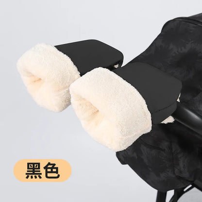 Stroller Gloves 1 Pair Winter Windproof Warm Simple Style Universal Prams Gloves Waterproof Baby Stroller Accessories