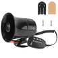 12V 120DB Loudspeaker 6 Tone Police Siren Car Air Horn Loud Speaker Automotive Warning Alarm Megaphone Multi-tone Claxon Horn