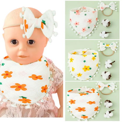 Baby Girls Apron Bibs Toddler Long Sleeve Scarf Waterproof Art Smock Feeding Bib Infant Boys Girls Kids Burp Cloth Bandana