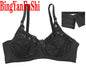 Sexy Lace Women Bra Top Full Cup Minimizer Floral Large Chest Big Bust Bh Thin Padded Cotton Bralette Underwire Push Up Bras C27