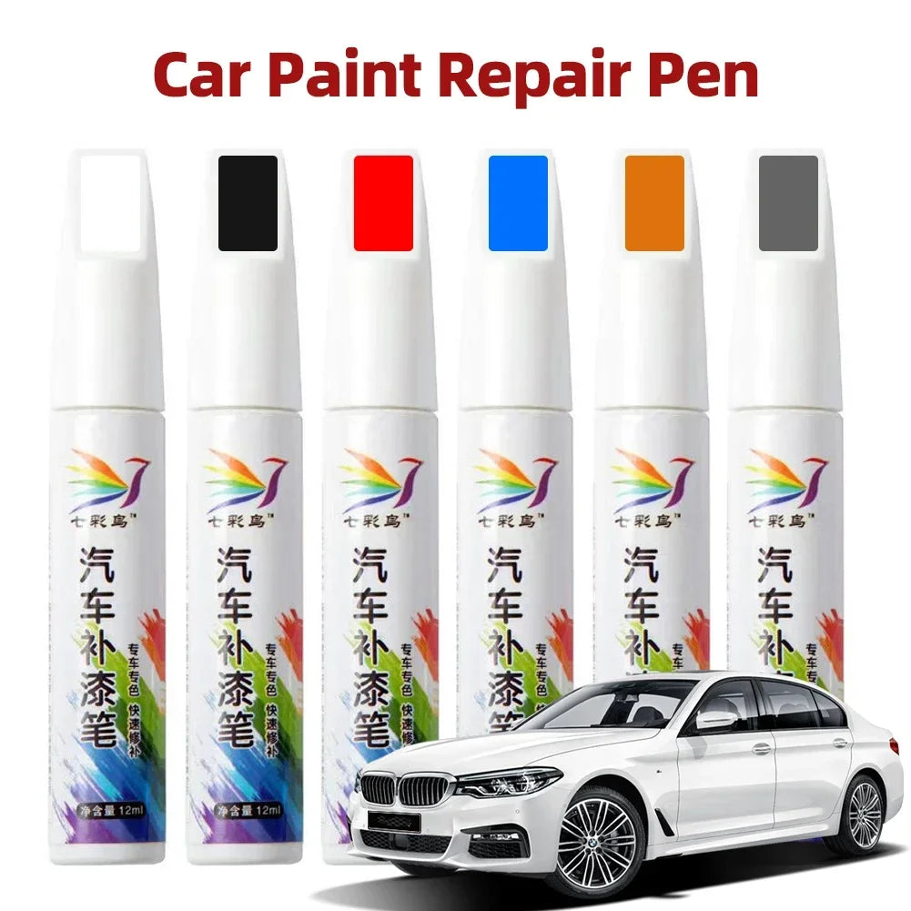 Car Paint Scratches Repair Pen Waterproof Paint Marker Pen Car Tyre Tread Care Automotive Maintain Pens Black White Red Silver