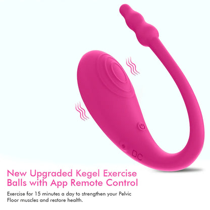 APP Remote Control with 9 mode Wearable Underwear Egg Vibrator for Female male Stimulator, Adult sex toy Couple Sex toy Games