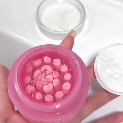 Korean PDRN Pink Collagen Capsule Cream with Niacinamide Cream for Uneven Skin Tone Lightweight Face Moisturizer Non Greasy care