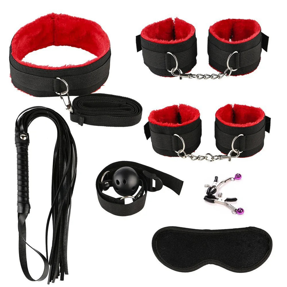 Enchanting SM Plush 10 Piece Set Alternative Plush 7 Piece Set Adult Binding and Binding Toys Flirting Supplies toys