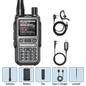 Baofeng UV-5R Mini Walkie Talkie Bluetooth Programming Wireless Copy Frequency Full Band 999CH AM FM Type-C Long Range Ham Radio
