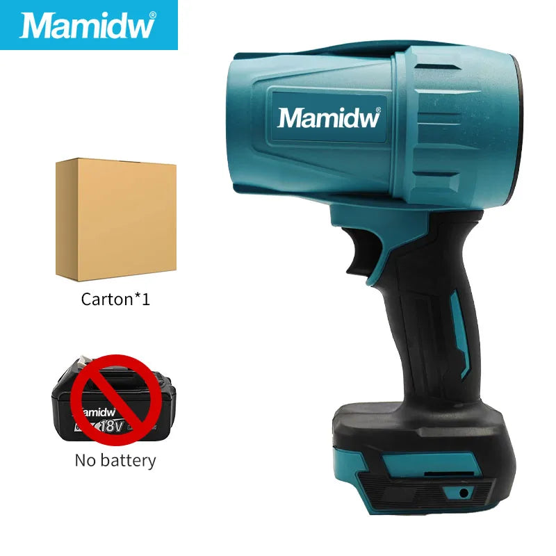 Mamidw 30000RPM Cordless Blower Electric Turbine Household Dust Collector Portable Rechargeable Dust Removal For Makita 18v Battery