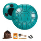 Miwayer 6" Steel Tongue Drum Gift Set | 11-Note Sound Healing Instrument w/Tuning Kit | Yoga/Meditation/Anxiety Relief Tool