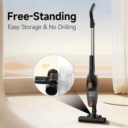 Sejoy 110/220v Corded Vacuum Cleaners 15Kpa Powerful Suction 600W Motor Stick Handheld Vacuum Cleaner for Home Pet Hair Carpet