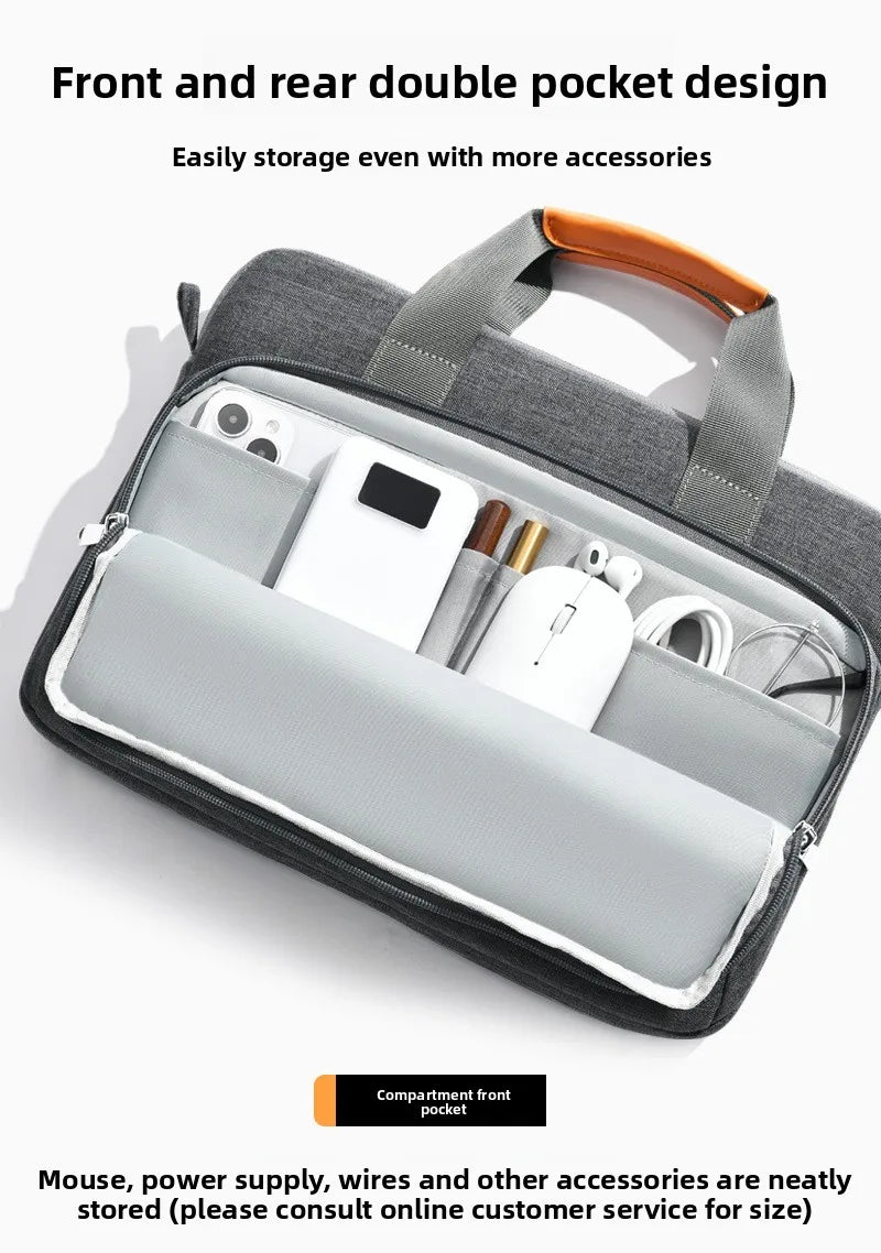 Laptop Bags 13 14 15 16 inch Notebook Bag for MacBook Air Pro M1 M2 M3 M4 Computer Handbag Briefcase Women Men Work Sleeve Bag