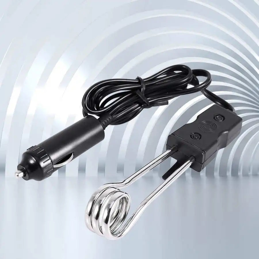 12V 24V 120-140W Car Immersion Heater Portable High Quality Safe Warmer Auto Electric Tea Coffee Water Heater