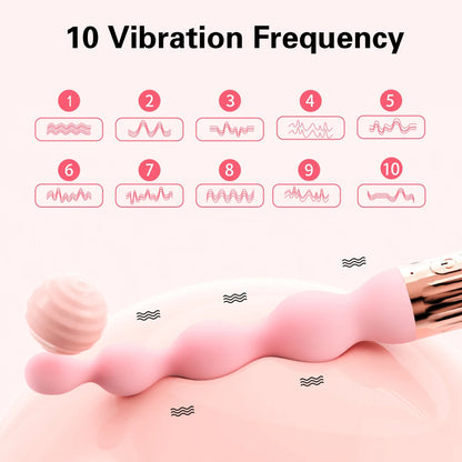 Anal Bead Vibrator For Women Vagina Clitoris Stimulator Vibrating Butt Plugs Male Prostate Massager Anus Sex Toy Couple Sex Toy