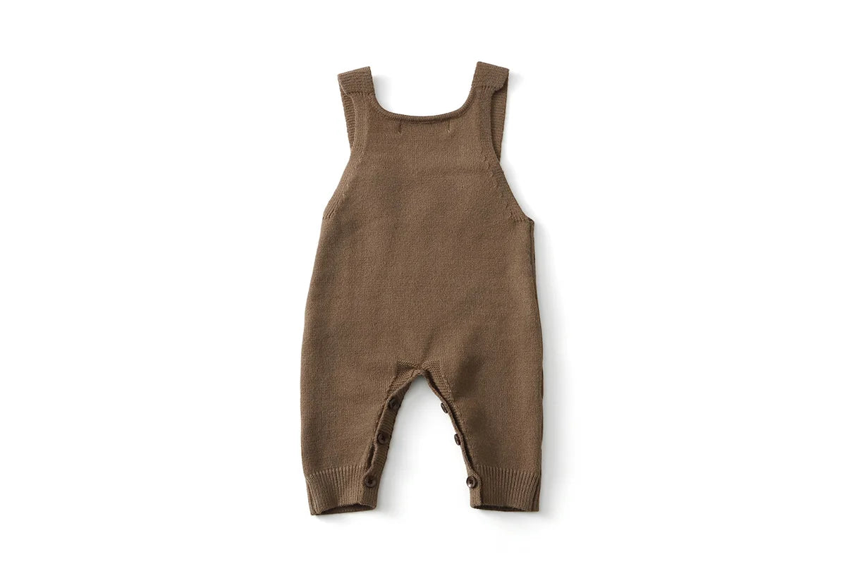 MILANCEL New Spring Baby Overall 3M-6Y Solid Color Infant Girls Knit Rompers 6 Colors Versatile Children Suspenders Jumpsuit