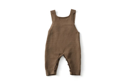 MILANCEL New Spring Baby Overall 3M-6Y Solid Color Infant Girls Knit Rompers 6 Colors Versatile Children Suspenders Jumpsuit