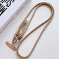 Adjustable Fashion Anti Loss Phone Lanyard 120CM Crossbody Neck Cord Wrist Strap for iPhone 17 Pro Max Case Chain Two Ring Rope