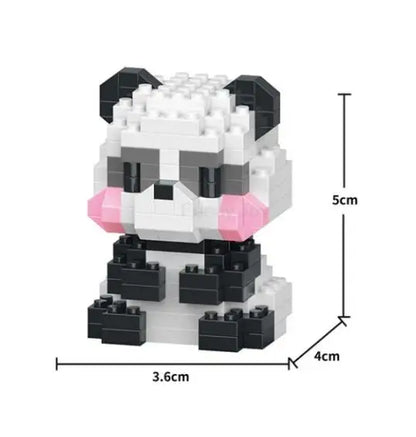 Insect Micro Animals Pet Cats Dog Building Blocks 3D Diamond Model BEE Snail Brick City Construction Toy for Children Kid Gift
