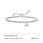 Women Chain Bracelet Silver Color, Stainless Steel Link Stackable Bracelets, Layered Waterproof Gifts