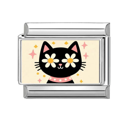 Y2K Cute Funny Sofa Cats Dogs Italian Charm Fit 9mm Stainless Steel Women DIY Bracelet Drop Shipping Fashion Jewelry Wholesale