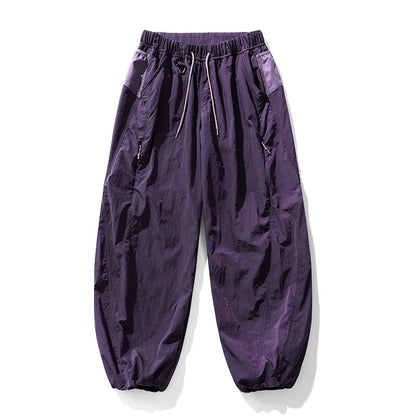 Outdoor Sports Casual Track Pants Men Women Lightweight Hiking Breathable Waterproof Quick Dry Loose Techwear Cargo Pant Trouser
