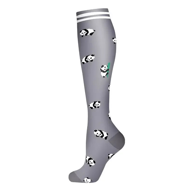 New Men Women Compression Socks for Leggings Running Marathon Pressure Soccer Adult Socks Network Red Pressure Nurse Men Socks