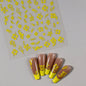 5D Hibiscus Flower Nail Embossed Sticker Lace Flower White Pink Petal Floral Self Adhesive Nail Art Slider DIY Elegant Romantic