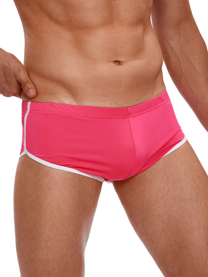 Sexy Running Elastic Sport Shorts Men's Summer Shorts Hot Pants Bar Nine Points Slim Fit Cotton Milk Silk Men's Fashion