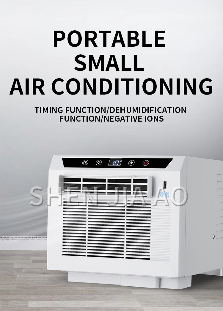 USB Fast Charging Free Installation Remote Control Timing For Home Office HHR-20 Mini Portable Mobile Cooling Air Conditioner