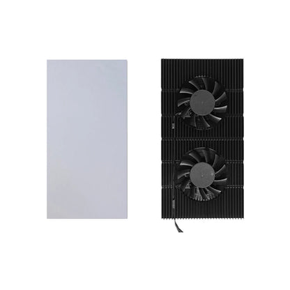 GPU Backplane Radiator Video Memory VRAM Radiator Panel Alloy Aluminum Heatsink Cooling Fan Panel for RTX 3090 3080 3070 Series