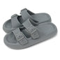 Women Summer Sandals Bathroom Home Slippers Outdoor Beach Slides Cloud Casual Soft Flip Flops Non Slip Men Male House New 2025