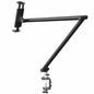 OUTMIX 360 Adjustable Metal Desktop Stand Long Arm Tablet Stand Bed Desktop Lazy Bracket Support for iPad 12.9 Smartphone Holder