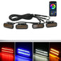 Beusfirts LED Front Grille Light FOR RAM 1500 Accessories Car Daytime Running Light Wheel Eyebrow Lamp For Pickup Offroad 12V