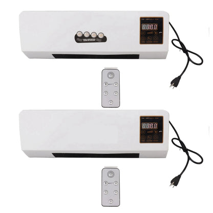Wall Mounted Heating Machine Dual Use Highly Efficient Wide Angles Mobile Small  Heater US Plug 110V