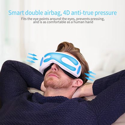 Smart Portable Vibration Eye Massager Airbag Compress Eye Care Tool Bluetooth Music Eye Massage Eye Relax Fatigue Sleepping Mask