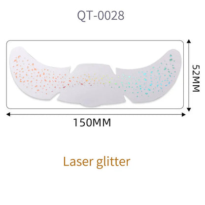 1pc Hot Stamping Freckles Makeup Sticker Metallic Radiation Golden Silver  Fake Freckles Temporary Tattoo Stickers Face Makeup