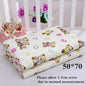 Crib Sheet Waterproof Baby Urine Changing Mat Cotton Reusable Infant Change Diaper Pad Cover Washable Newborn Bed Nappy Mattress