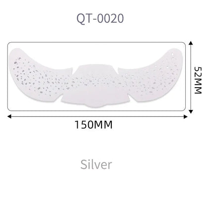 1pc Hot Stamping Freckles Makeup Sticker Metallic Radiation Golden Silver  Fake Freckles Temporary Tattoo Stickers Face Makeup