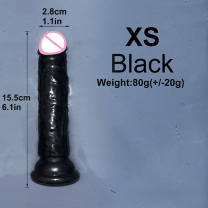 Cheap Realistic Butt Plug Jelly Dildo 5 Sizes Man Women Anal Sex Toys Gay Suction Cup Big Dick Soft Masturbators Small Penis
