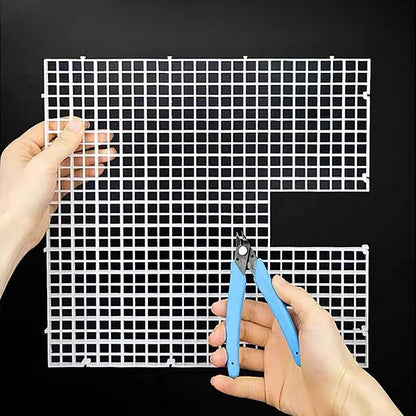 1PC Isolation Board Grid Aquarium Fish Tank Accessory Undergravel Bottom Plate Tray Multi Function Seperator Divider Board Net