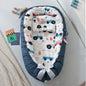 85x50cm Baby Nest Baby Crib Infant Cradle Cotton Cot Newborn Nursery Bassinet with Pillow Infant Toddler Lounger