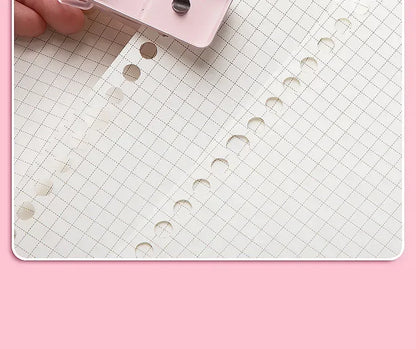 Mini Hole Punch 1 Hole Cute Paper Punch Portable Round Hole Puncher Paper Cutter Kawaii Office School Supplies Stationery Items