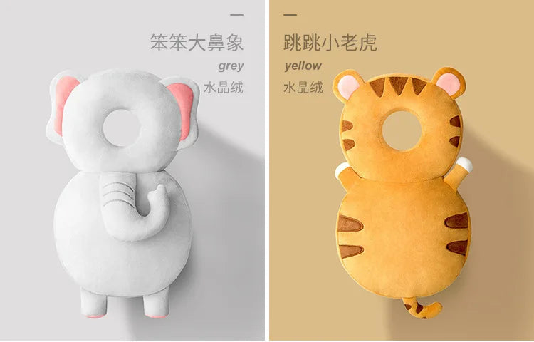 Summer Baby Head Protector Safety Pillow for Toddlers Soft PP Cotton Cartoon Backpack Cushion Infant Child Security Headgear Kid