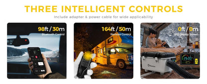 8KW Diesel Heater 12V/24V/110-240V Diesel Night Heater With Bluetooth App&Display&Remote Control For Tent Camping RV Car Heater